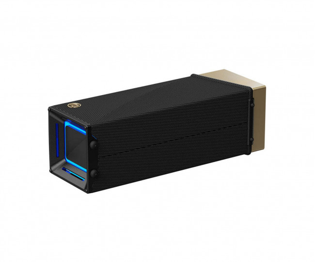 Компактная беспроводная акустическая колонка со встроенной динамической RGB-подсветкой BUGANi Brief TT